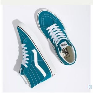 Vans sk8-hi top teal